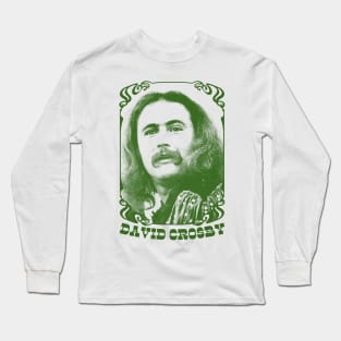 David Crosby / Retro Fan Design Long Sleeve T-Shirt